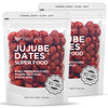 NESTLADY Premium Jujube Dates, Natural Dried Fruit, Sweet & Chewy, 2LB (2 Packs)