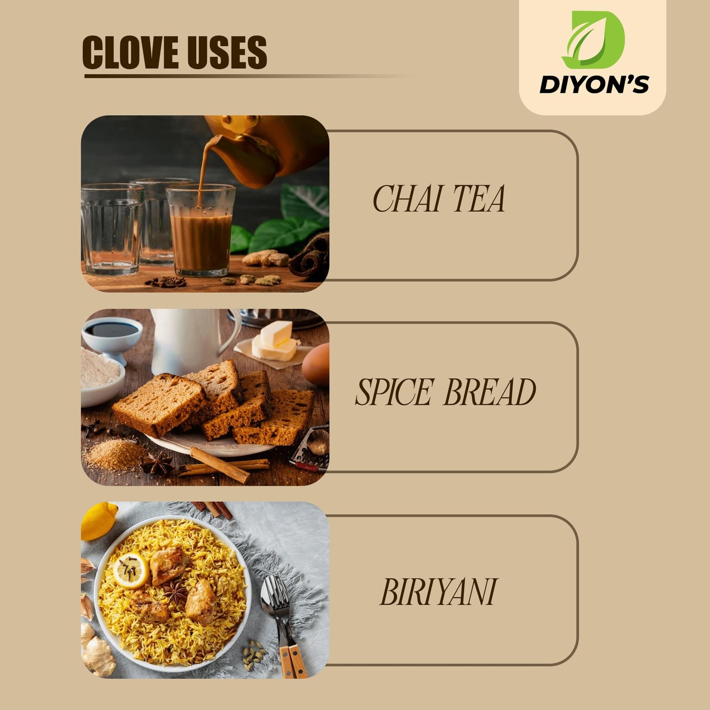 Organic Whole Cloves 1.7 oz, (stand up resealable pouch)