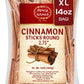 Spicy World Cinnamon Sticks 14 Oz Bag ~100 Sticks - Strong Aroma, Perfect For Baking, Cooking & Beverages - 3+ Inches Length - Cassia Saigon Cinnamon From Vietnam