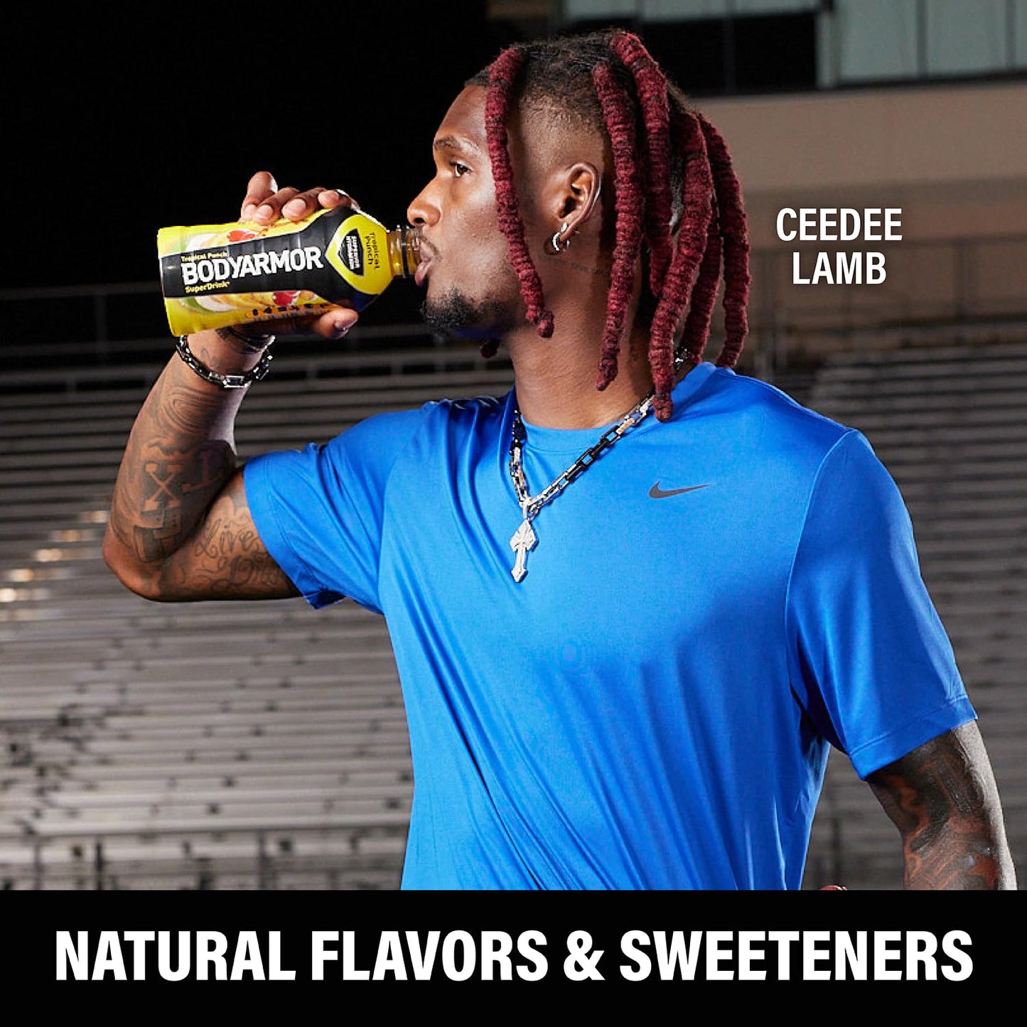 Bodyarmor Sports Drink Sports Beverage, Tropical Punch, Coconut Water Hydration, Natural Flavors With Vitamins, Potassium-Packed Electrolytes, Perfect For Athletes, 12 Fl Oz (Pack Of 8)