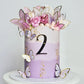 Drwate 28Pcs Butterfly Cake Topper Butterfly Cake Decorations With Artificial Flowers For Women Girls Birthday Anniversary Party