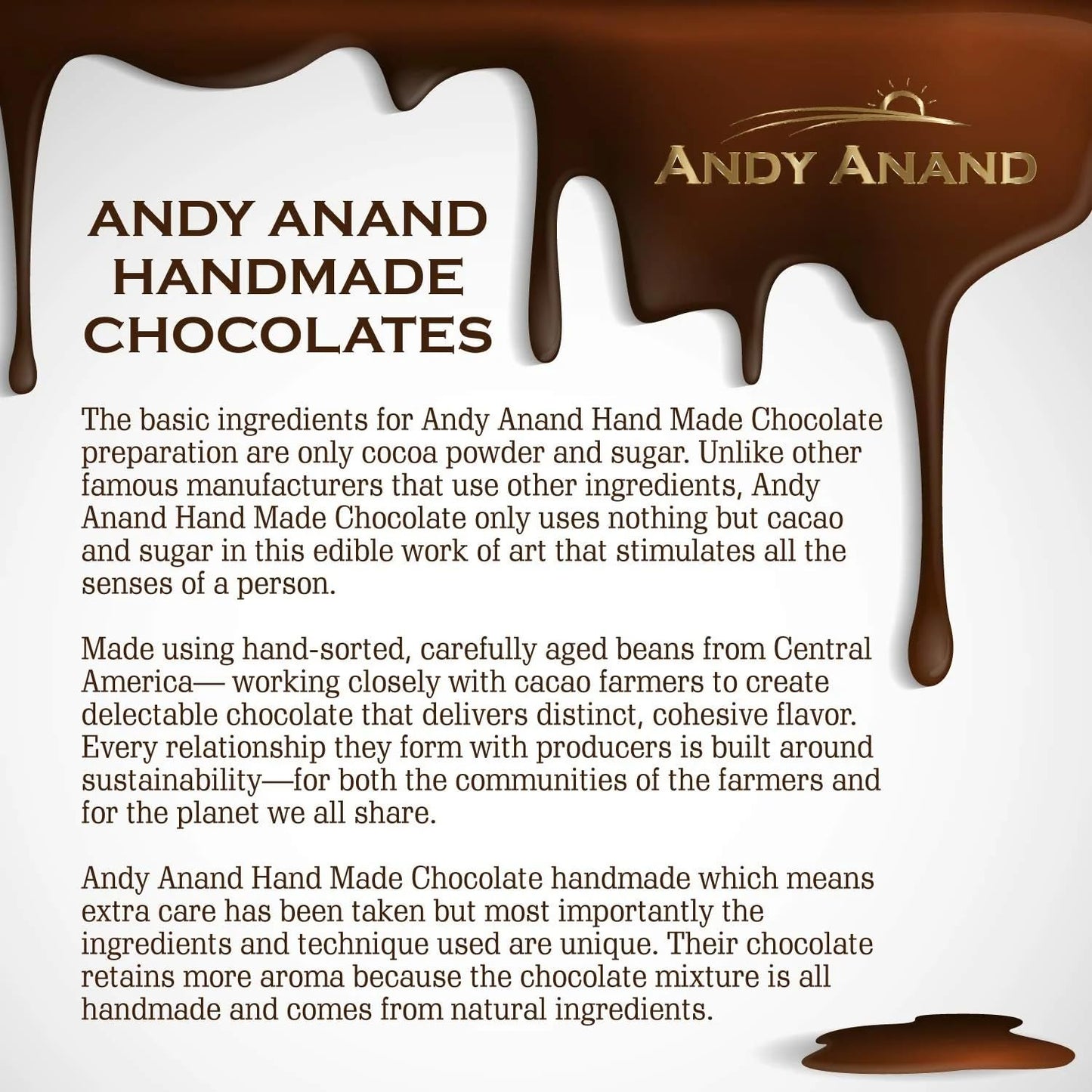 Andy Anand Vegan Belgian Dark Chocolate Cherry Cordials | Elegant Gift Box | Indulgent, Decadent, Amazingly Delicious | Whole Cherry, Exploding With Flavor (48 Pcs)