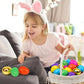 Tundras Easter Candy Filled Eggs, Pack of 12 with Chocolate  , Pre-Filled Plastic Eggs for Baskets and Party Favors