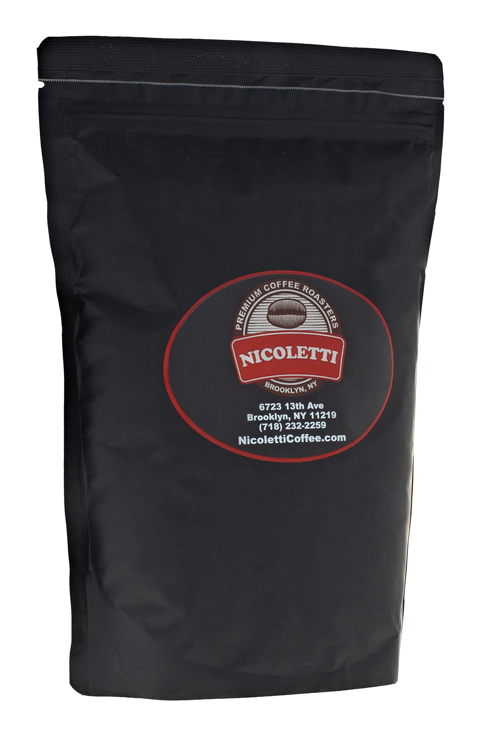 Nicoletti Coffee Original Espresso Roast 12oz Whole Beans (Made in Brooklyn since 1972) Fresh Roasted Espresso to order with dat