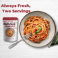 Le Sauce & Co. Classic Marinara Pasta Sauce, Imported Italian San Marzano Tomatoes, 8.8 OZ, 2-Pack