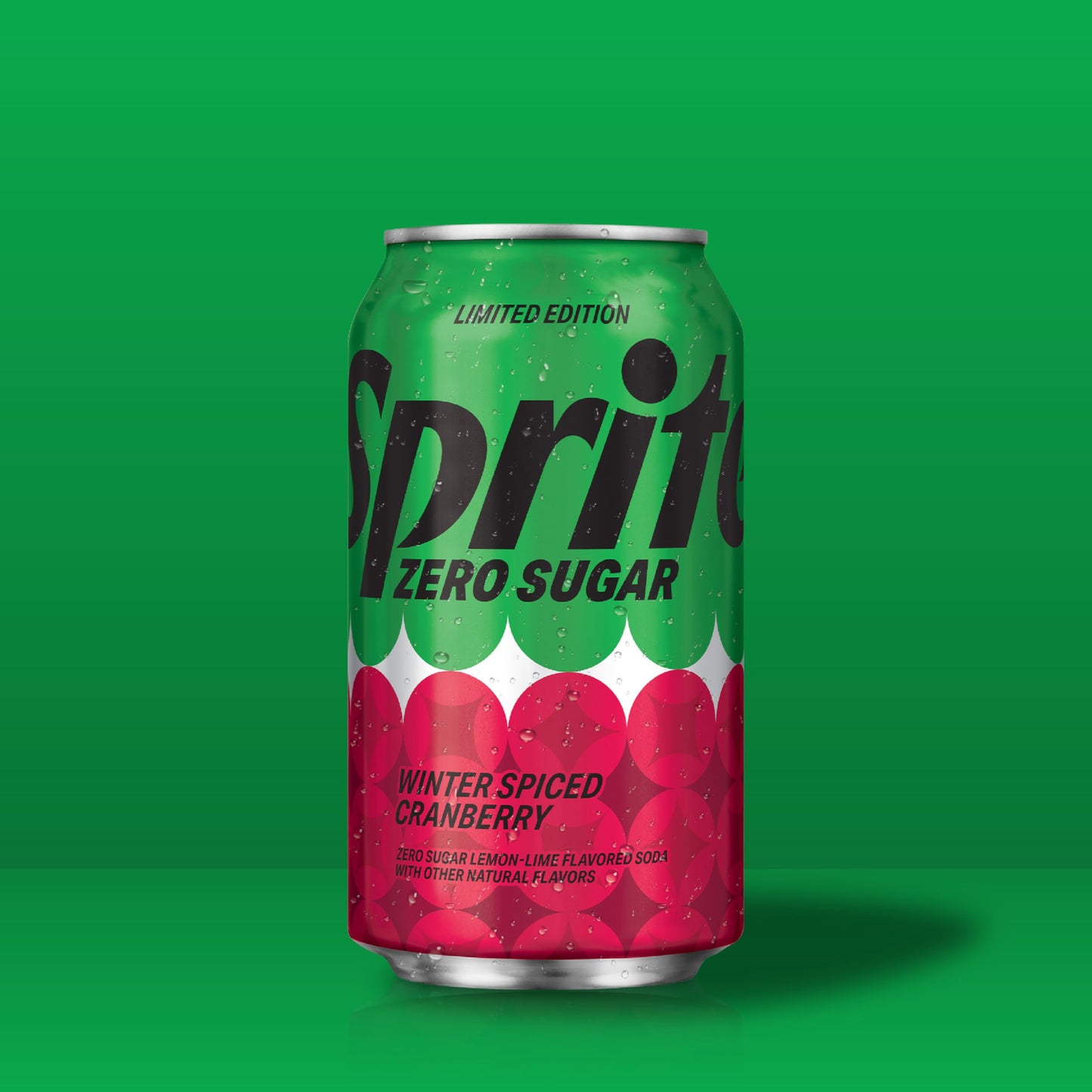 Sprite Winter Spiced Cranberry Zero Sugar Soda Pop  12 fl oz  12 Pack