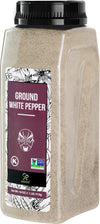 Soeos Fine Ground White Pepper 18oz (510), Non-GMO, Kosher Verified, Freshly Packed to Keep Peppers Fresh, Fine Grain, White Pep