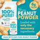 Crazy Richards 100% All-Natural Peanut Butter Powder with No Added Sugar and Non GMO (2 Pound Bag, Pack of 1)