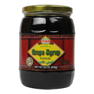 Ziyad Brand Premium Grape Syrup/Peckmiz, Halal, Shaved Ice, No Additives, No Preservatives, Great Topping for Pancakes, Ice Crea