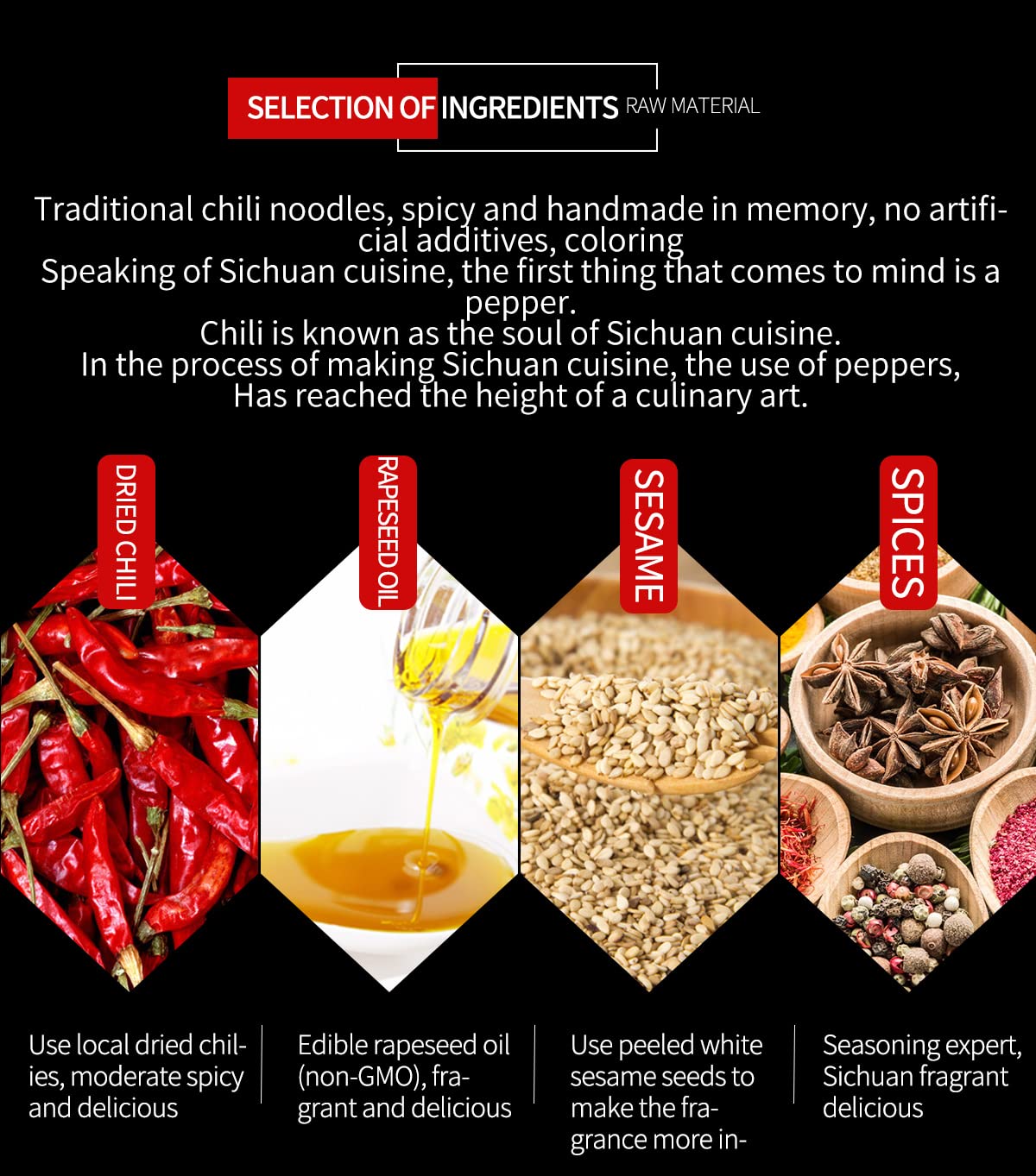 BAILINHOU Sichuan Red Chili Powder, Premium Spice, 35.27oz (1000g), Bulk, Imported from China