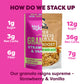 Kiss My Keto Granola Cereal - Strawberry Vanilla Keto Granola Low Carb Cereal (2G-Net) Low Sugar Granola (1G) - Grain Free Grano