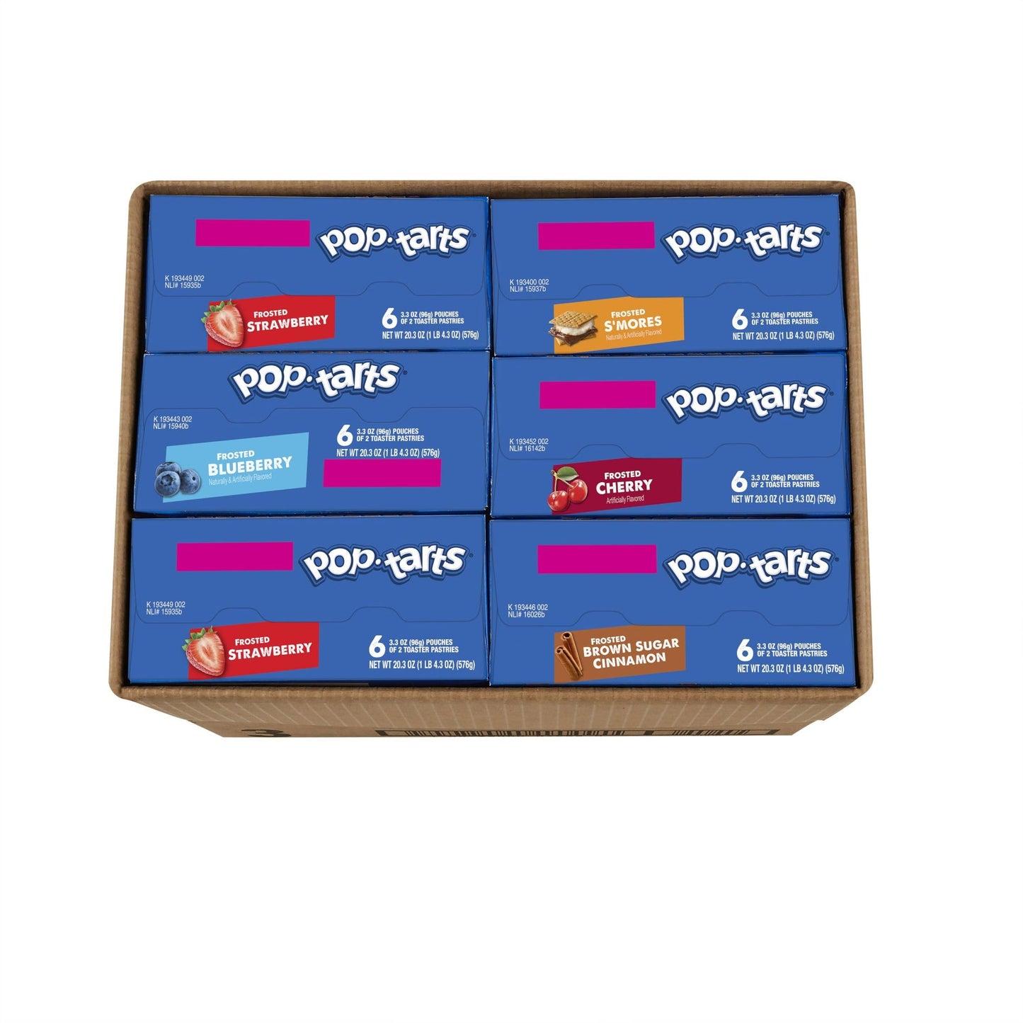 Pop-Tarts Toaster Pastries, Breakfast Foods, Kids Snacks, Variety Pack (144 Pop-Tarts)