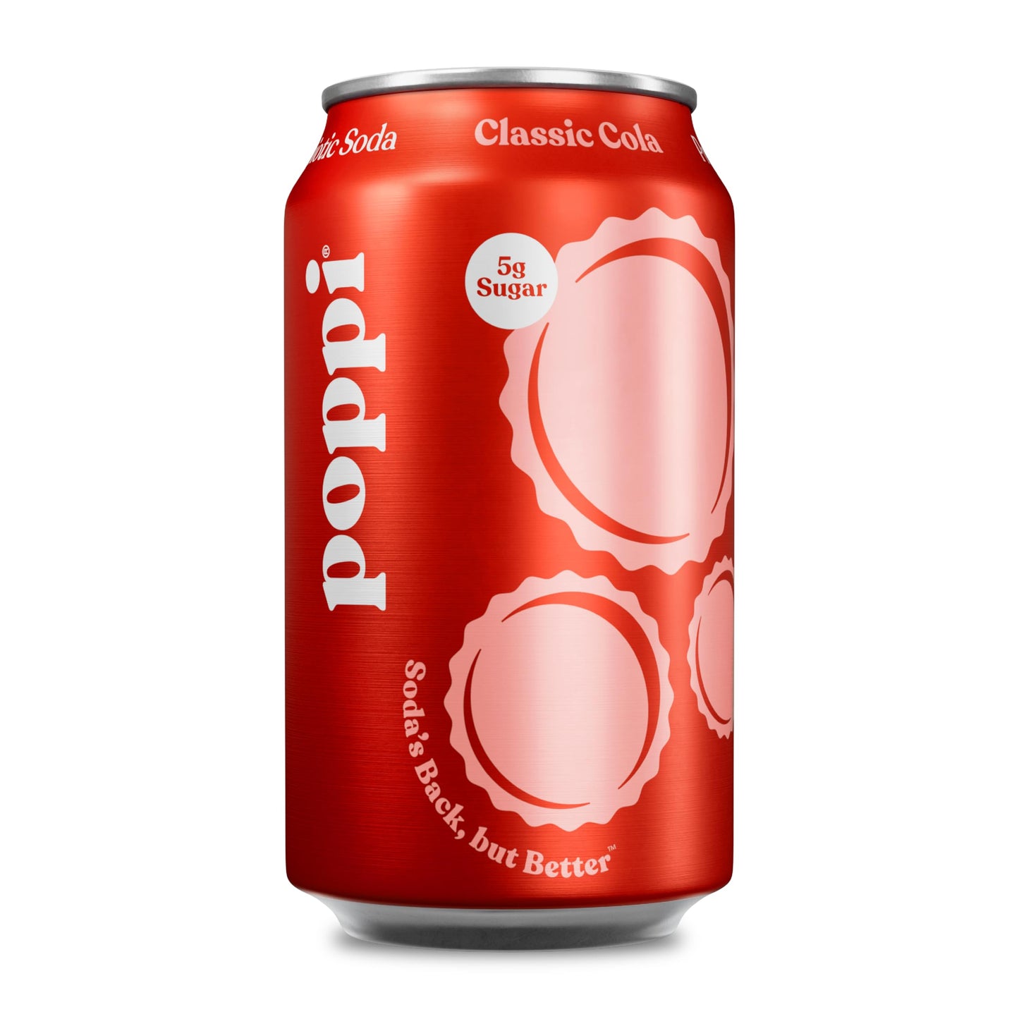 Poppi Prebiotic Cola Soda, 12 Fl Oz (Pack of 1), Model 0810063710293