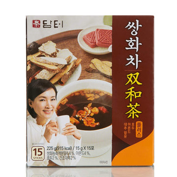 Damtuh Herbal Tea Ssanghwa Tea, 15 Count (Pack of 1) - Herbal Plus, 15g Sticks