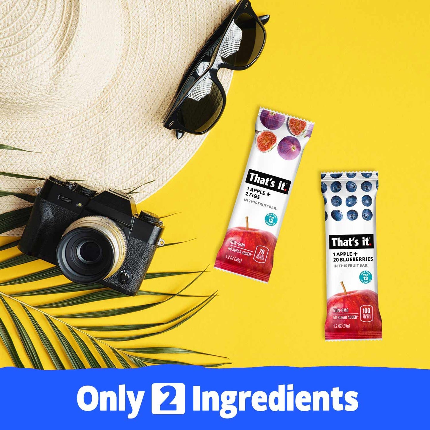 Thats It. Variety, 100% Natural Real Fruit Bar, High Fiber Vegan, Gluten Free Healthy Snack, Paleo For Children & Adults, Non Gm