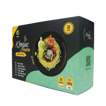 Hethstia Shirataki Konjac Spaghetti Pasta, 10 Pack Inside, Vegan, Low Calorie Food, Gluten Free, Fat Free, Keto Friendly, Low Ca