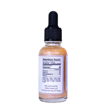 Glitter Faced Pink Edible Glitter For Galentines Cocktails & Mocktails, Mess-Free Glitter For 30 Drinks, Luster Dust Made From T