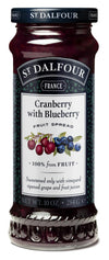 St. Dalfour Cranberry & Blueberry Fruit Spread, 10 Ounce (Pack of 6)