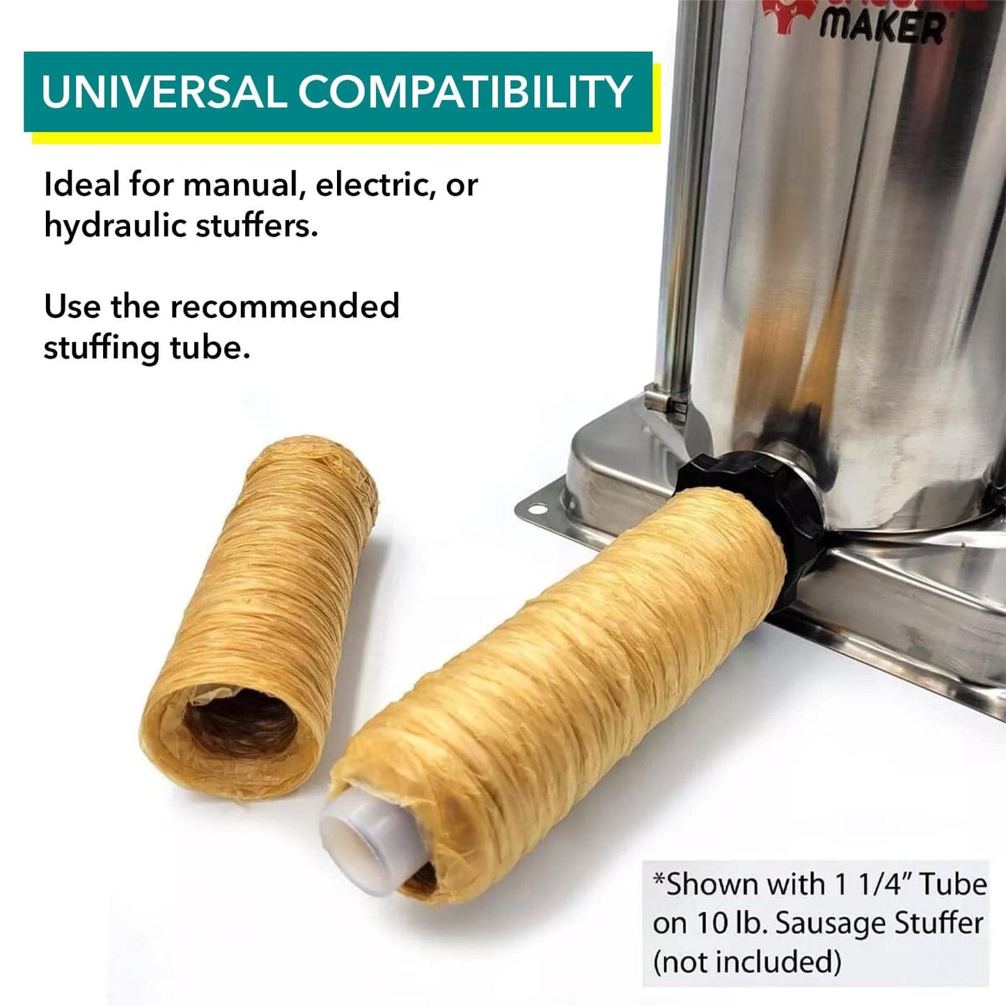 The Sausage Maker - Fresh Collagen Sausage Casings, 22mm (7/8'')
