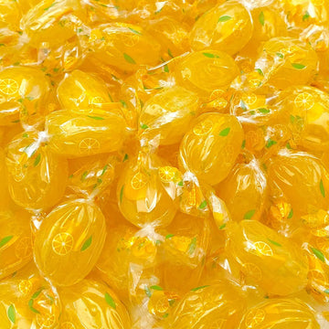 Lemon Drops Bon Bons - 2 Pound Bulk Pack (About 180 Count) - Filled Hard Candy
