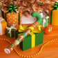 REESES Miniatures Milk Chocolate Peanut Butter Cups, Christmas Candy Plastic Cane, 2.17 oz