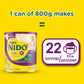 Nestle Nido Lacto-Ease Toddler Powdered Milk Beverage - 28.2 Oz Canister - Toddler Drink Mix