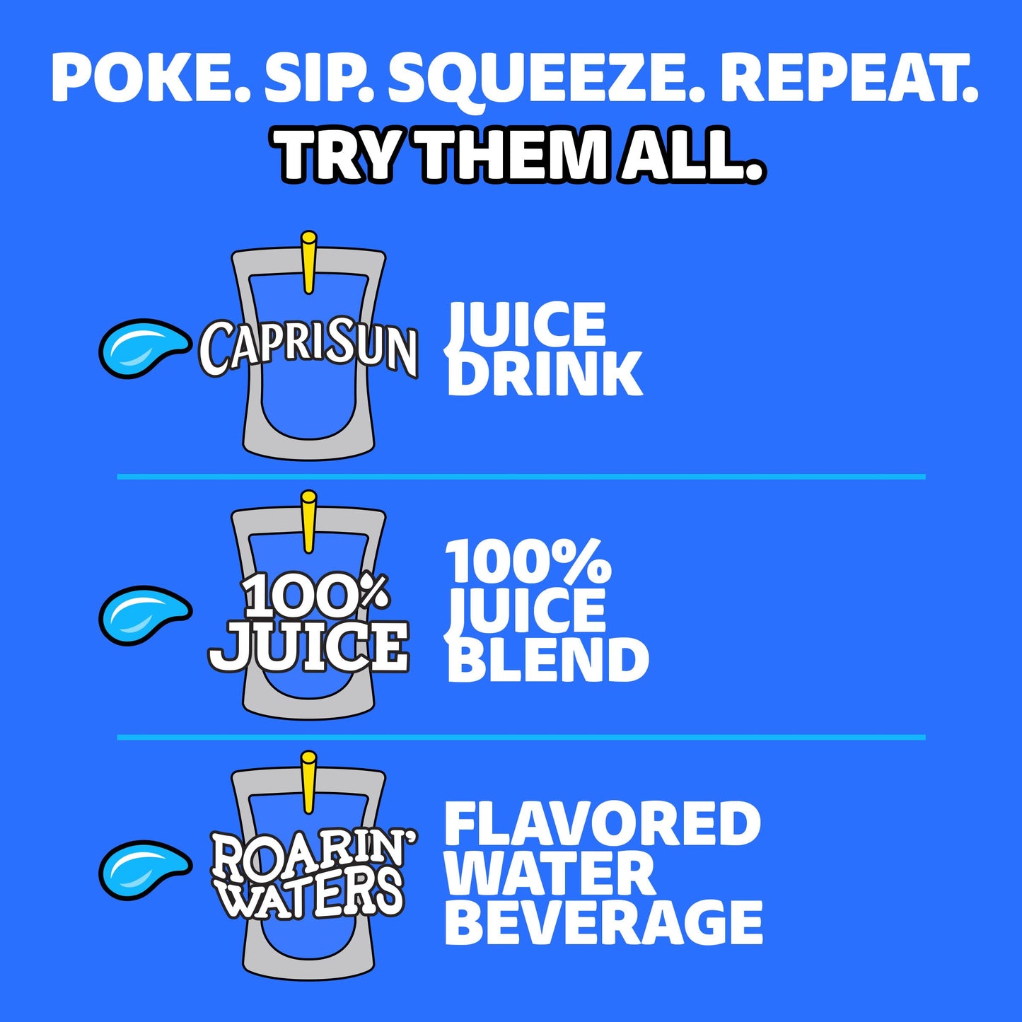 Capri Sun Pacific Cooler Mixed Fruit Naturally Flavored Kids Juice Drink Blend (10 ct Box, 6 fl oz Pouches)