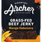 Country Archer Beef Jerky Snack Pack - Mango Habanero, Gluten Free, Paleo, 2.5 oz (4 Count)