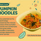 Healthy Instant Pumpkin Noodles Unflavored | Vegan, Air Fried, Lower Sodium, 16G Protein & 6G Fiber | For Ramen, Wok, Stir Fry |