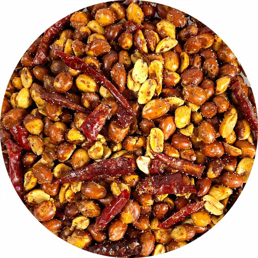 Cacahuate Espaol - Roasted Peanuts Lime Salt With Chile De Arbol - Cacahuate Sal Limon Y Chile De Arbol Authentic Mexican Style