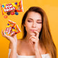Fruidles Pop Drops With Chewy Roll Center, Party Favor, 2.25 Oz Bag (12-Pack)