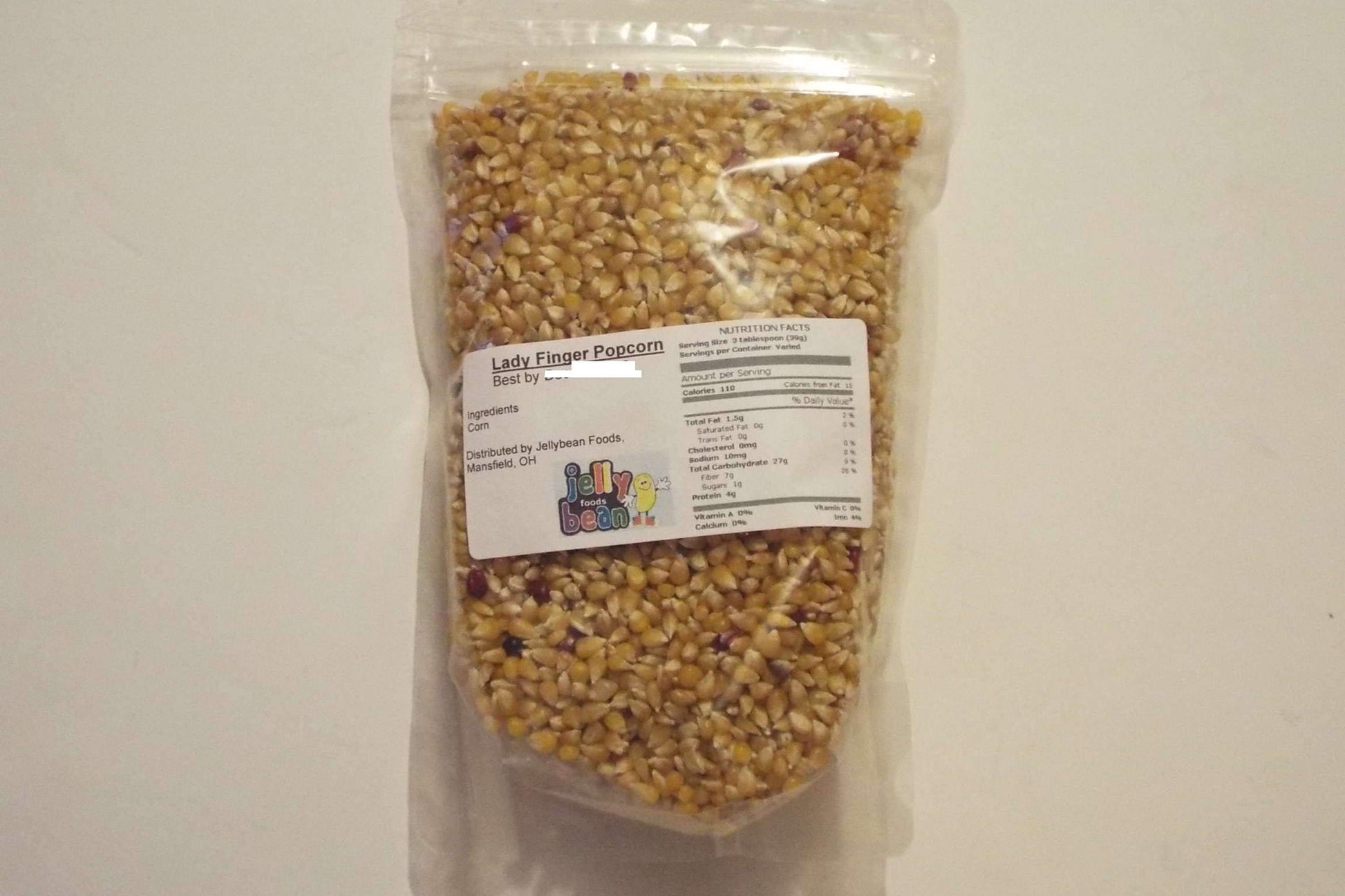 Unpopped Popcorn Kernels (Ladyfinger, 2 LB)
