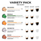 Grano Milano Variety Pack Coffee Capsules - 100 Aluminum Coffee Pods Compatible With Nespresso Original Line  Medium And Dark Roast  Made In Italy