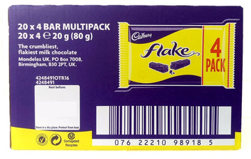 Cadbury Flake 20G Bars - Pack Of 80