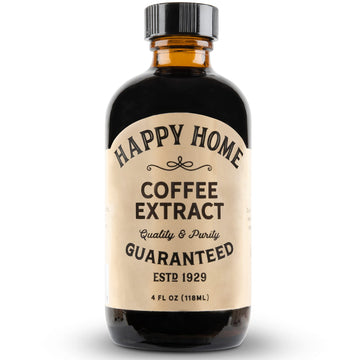Happy Home Premium Natural Coffee Flavor - Certified Kosher, 4 Oz.