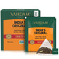 Vahdam, Indias Original Masala Chai Tea Bags (15 Count) Non Gmo, Gluten Free, No Added Flavoring | Blended W/Savory Exotic Spices | Individually Wrapped Pyramid Tea Bags | Direct From Source