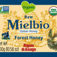 Rigoni di Asiago Organic Italian Raw Mielbio Forest Honey, 10.58 Oz, Pack of 6