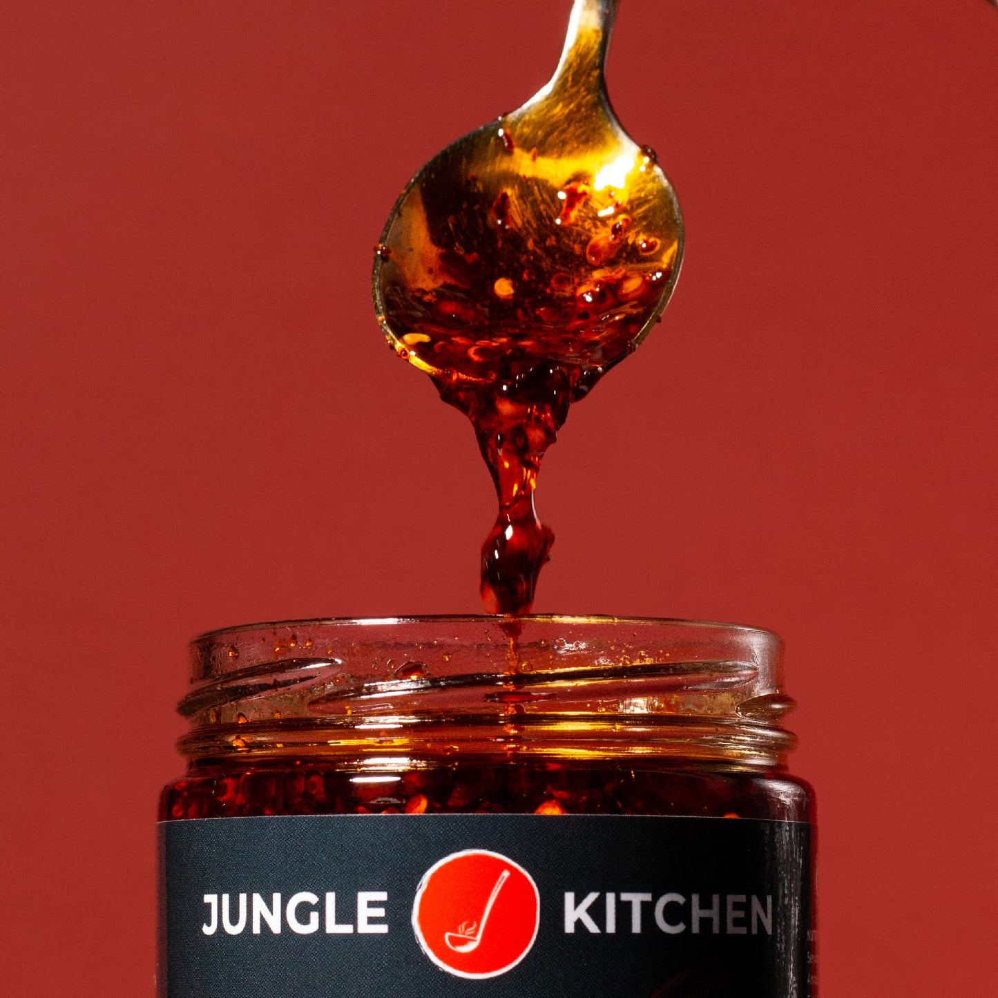 Jungle Kitchen Crunchy Garlic Chili Oil Vegan & Gluten-Free - Mild, Spicy, And Extra Spicy Chili Crisp Variety Pack - Crunchy Ga