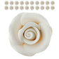 Global Sugar Art Rose Sugar Cake Flowers, Premium White, Unwired, Small Sugar Flowers, 20 Count by Chef Alan Tetreaul