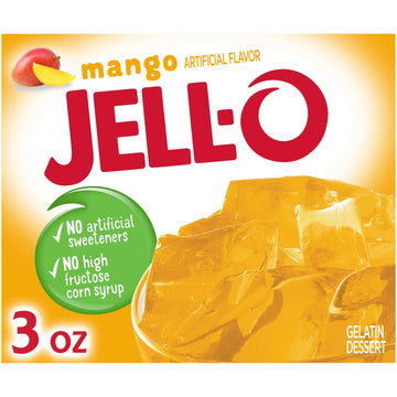 Jell-O Mango Gelatin Mix (3 oz Boxes, Pack of 24)