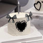 20 Pack Bow Cupcake Toppers Birthday Bowknot Black Bow High Footed Cup Balloon Party Decorations Cupcake Picks Bridal Cake Desse