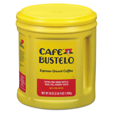 Cafe Bustelo Espresso Ground Coffee, 36 Oz Canister (00055)