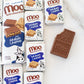 Moo Chocolates All Natural Milk Chocolate Mini Bars With Graham Cracker 0.7 Oz, 14 Ct (Pack Of 1) | 100 Calorie Snacks For On-Th
