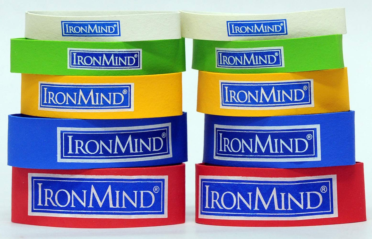 Ironmind Expand-Your-Hand Bands 10 Pack: Kiss Elbow Pains Goodbye - Prevent, Rehab, Reduce Pain From Tennis Elbow, Carpal Tunnel