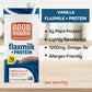 Good Karma Vanilla Flaxmilk +Protein, 32 Ounce (Pack of 6), 5g Plant Protein + 1200mg Omega-3 Per Serving, Plant-Based Non-Dairy