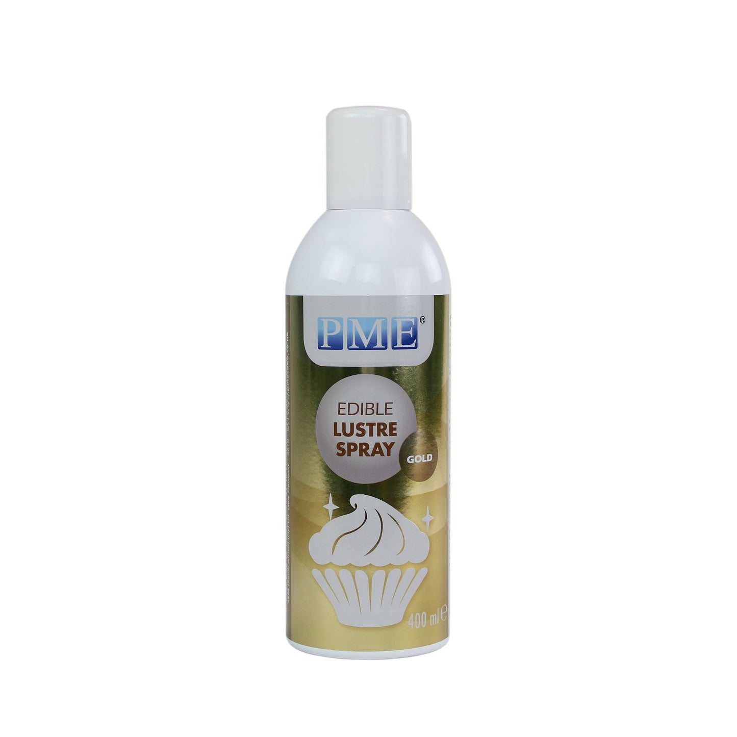 Pme Gold Tall Edible Lustre Spray Can-400Ml (13.5 Oz)