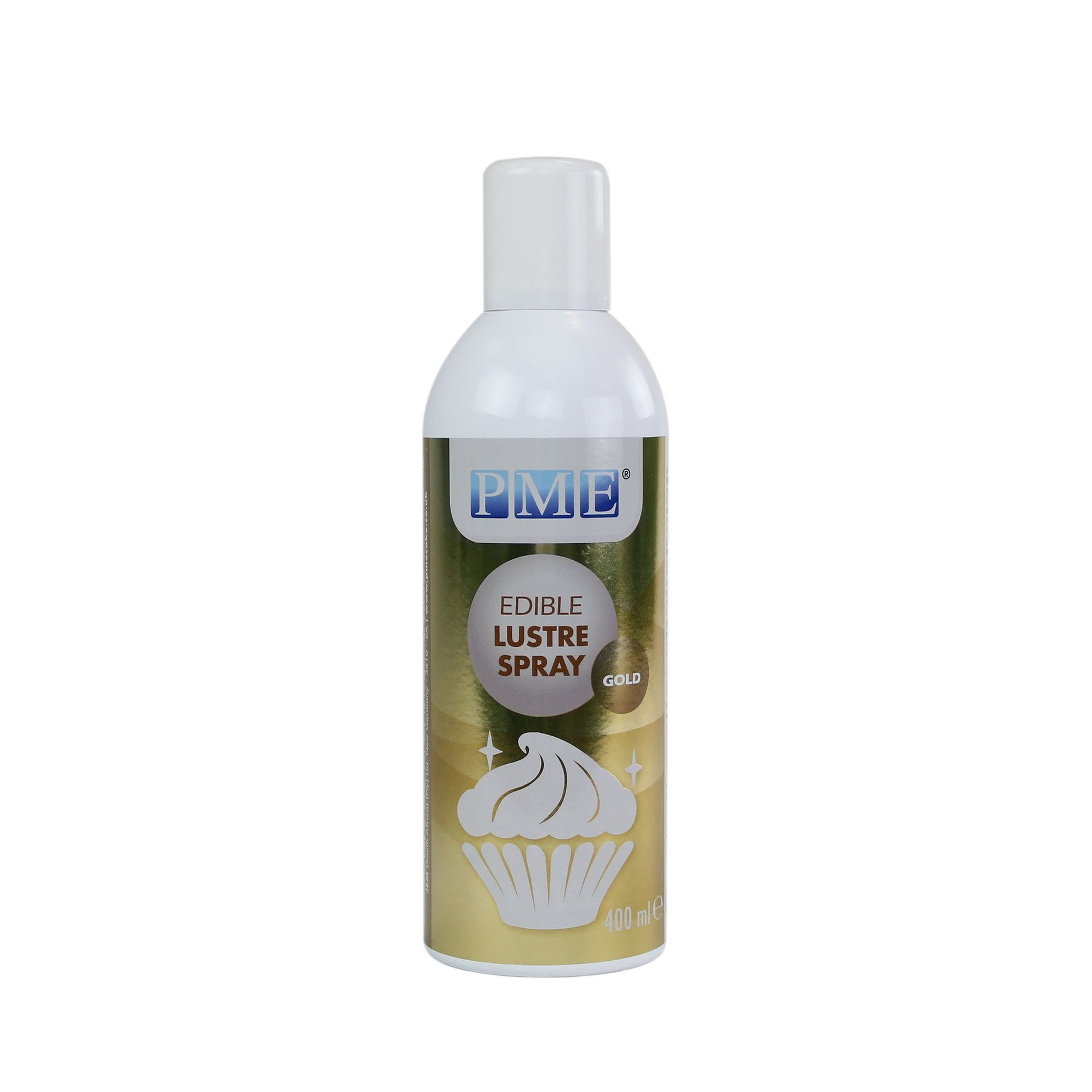 Pme Gold Tall Edible Lustre Spray Can-400Ml (13.5 Oz)