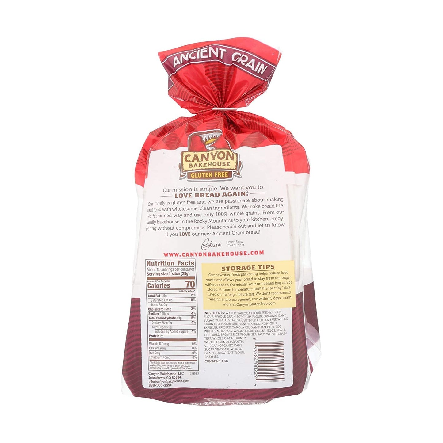 Bread Ancient Grain (Pack Of 6)