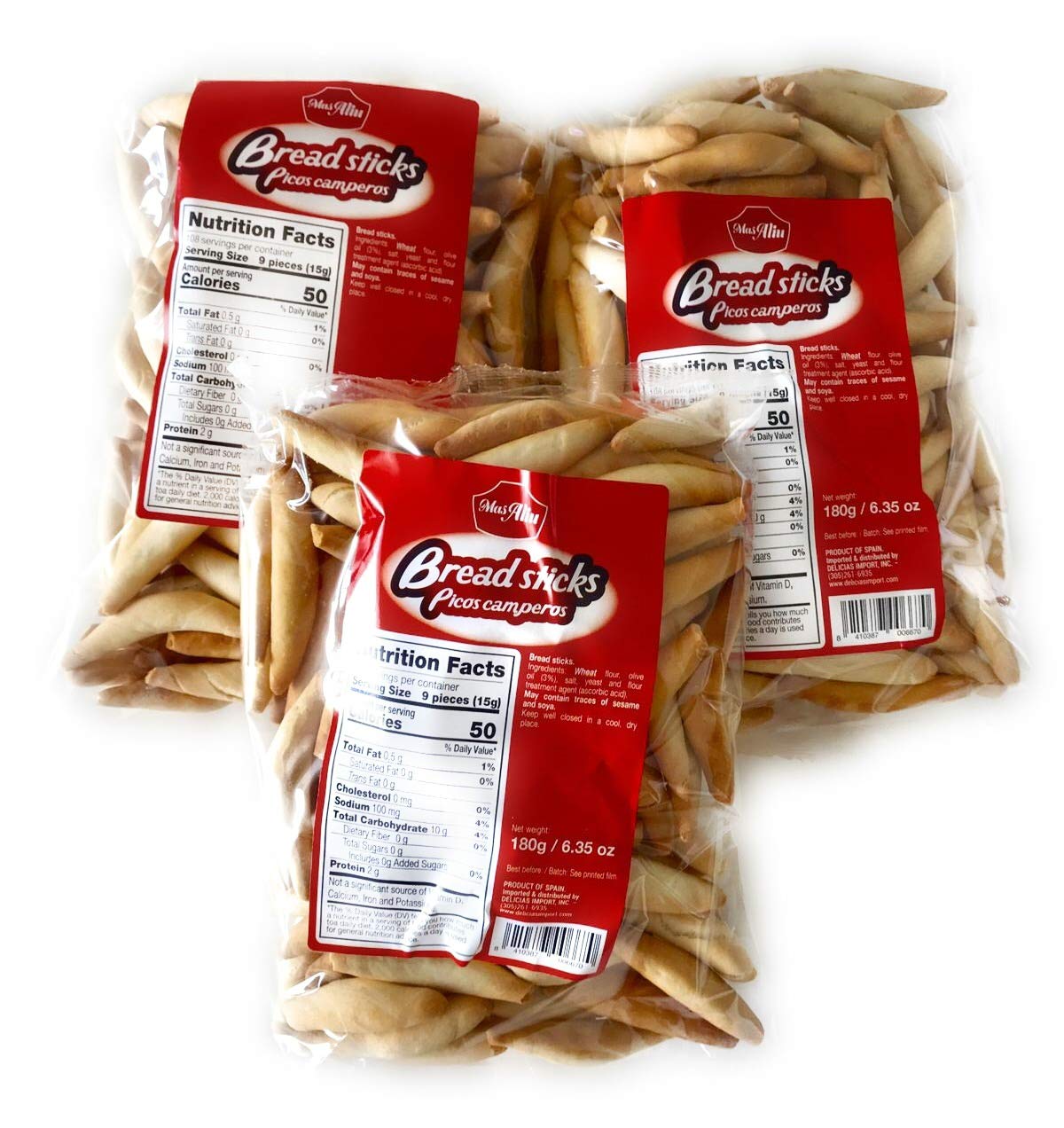 Picos Bread Sticks - Picos Camperos By Mas Aliu