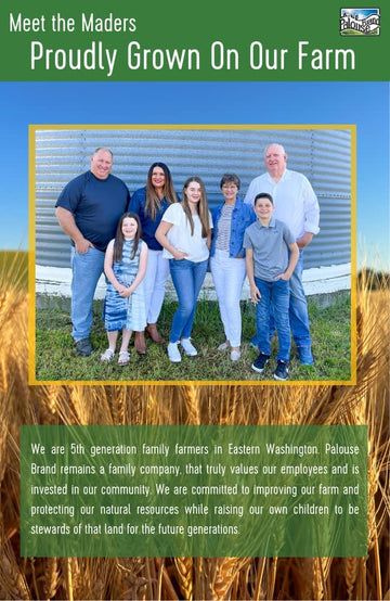 Soft White Wheat Berries | 5 Lbs | Family Farmed In Washington State | 100% Desiccant Free | Non-Gmo Project Verified | 100% Non